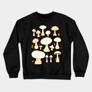 Mushroom Pattern Crewneck Sweatshirt